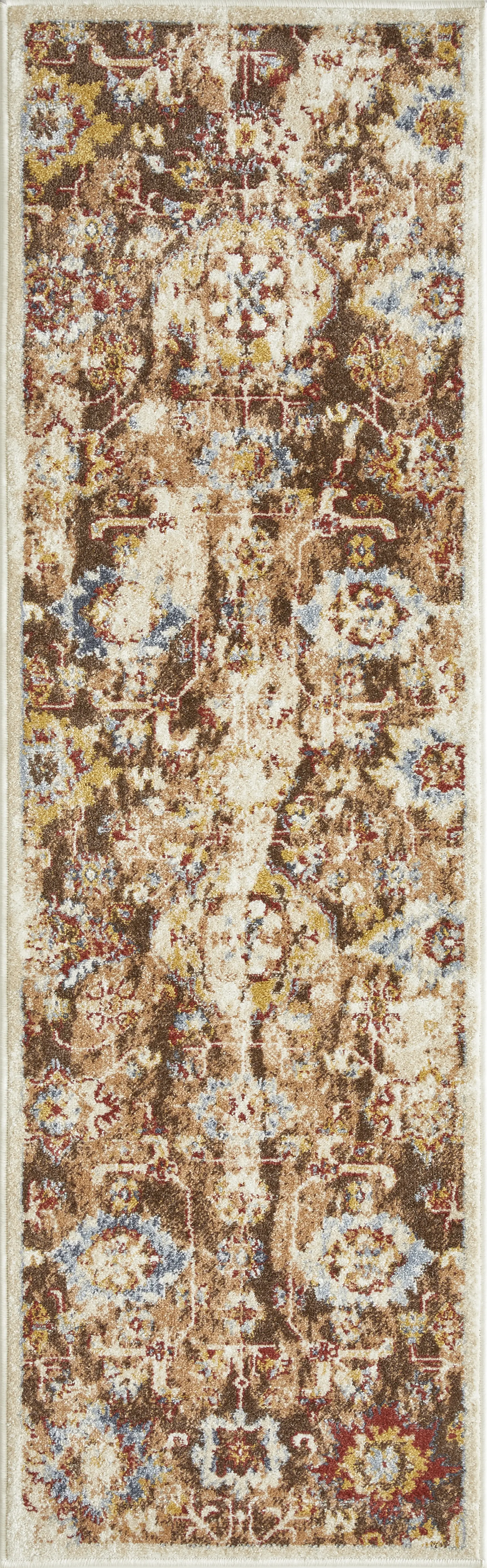 Amibell Brown 2' x 6'7 Runner Rug