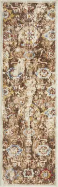 Amibell Brown 2' x 6'7 Runner Rug