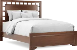 3 pc queen lattice bed