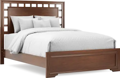 3 pc queen lattice bed