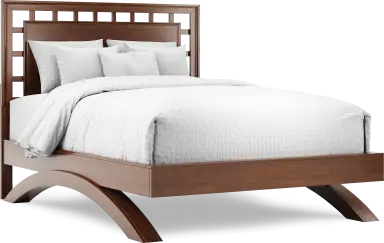 3 pc queen lattice arch bed