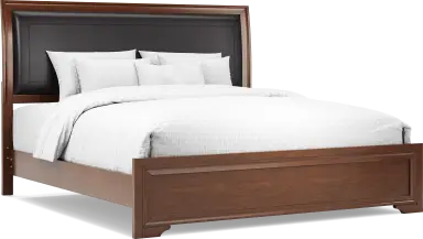 3 pc king upholstered bed