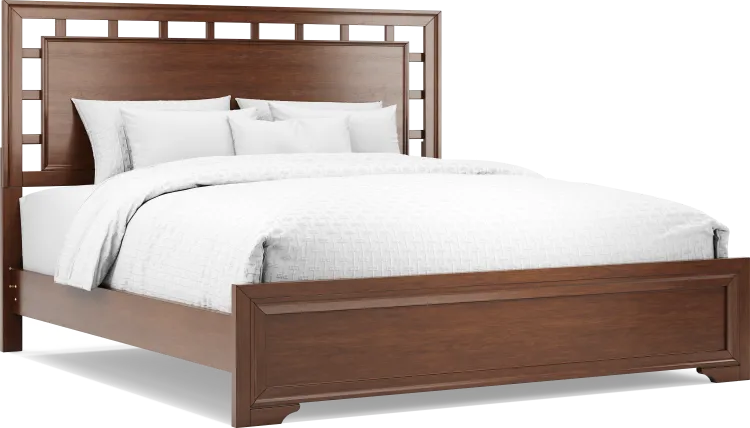 3 pc king lattice bed