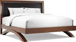 3 pc king upholstered arch bed