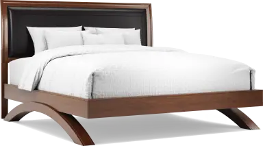 3 pc king upholstered arch bed