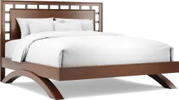 3 pc king lattice arch bed
