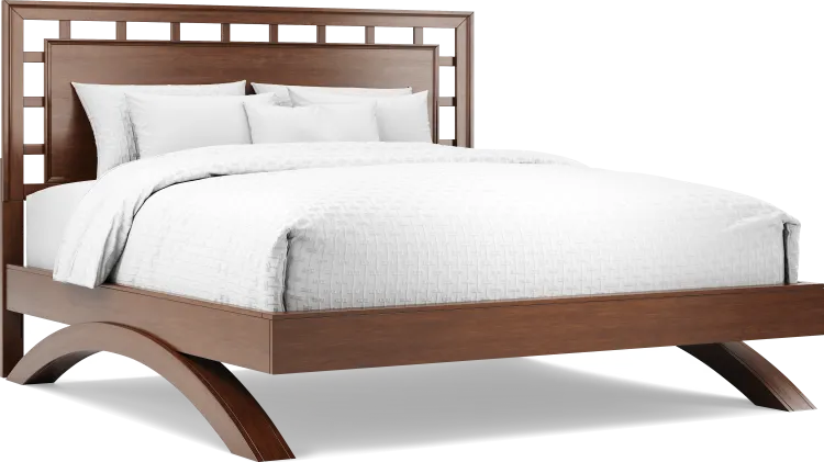 3 pc king lattice arch bed