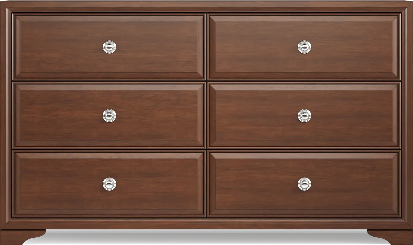 Belcourt Brown Cherry Finish Dresser