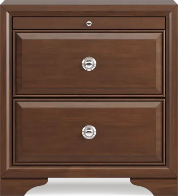Belcourt Brown Cherry Finish Nightstand