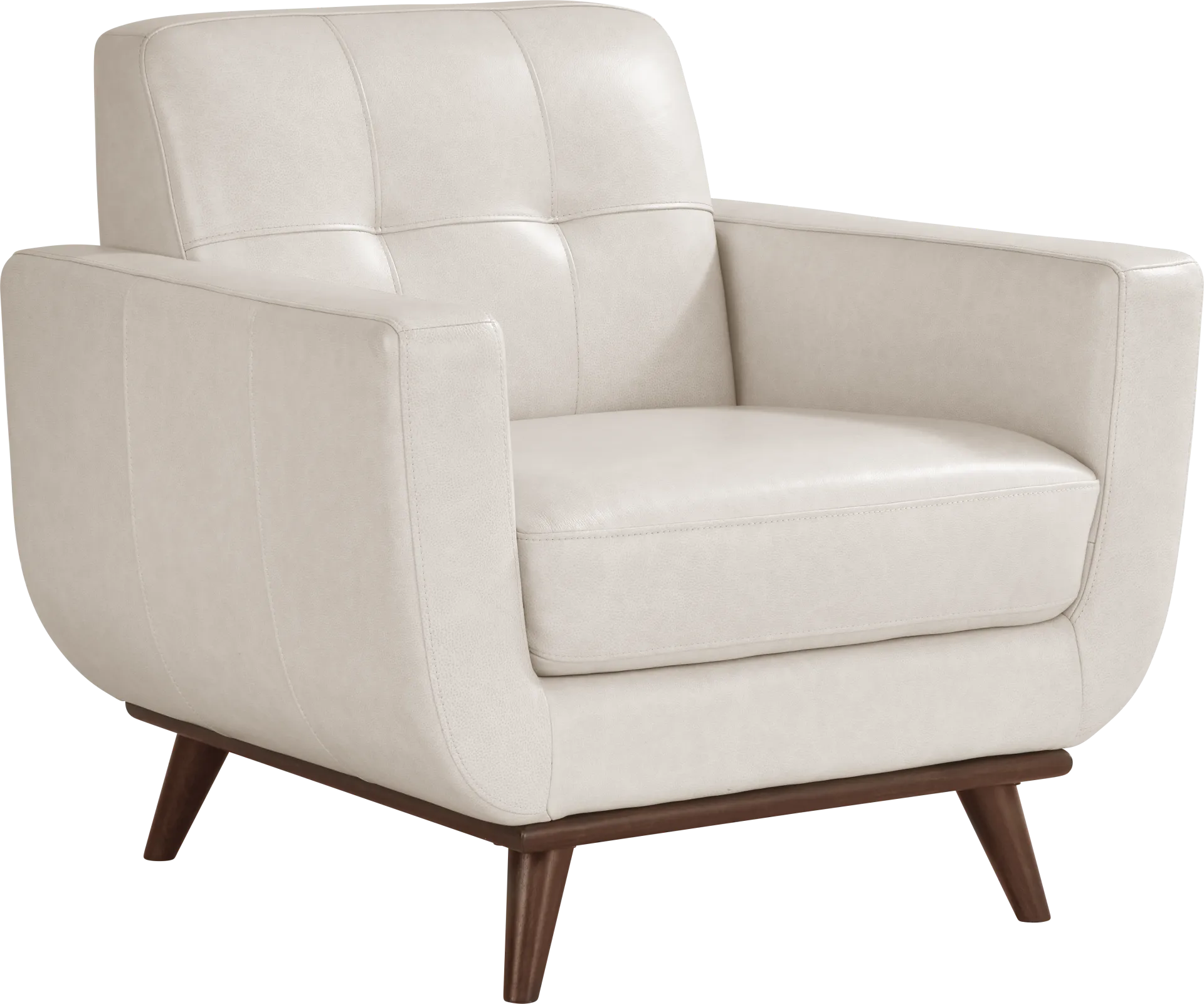 Greyson Ivory Leather 8 Pc Living Room - Image 7