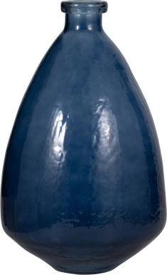 Gryn Blue 19 in. Vase