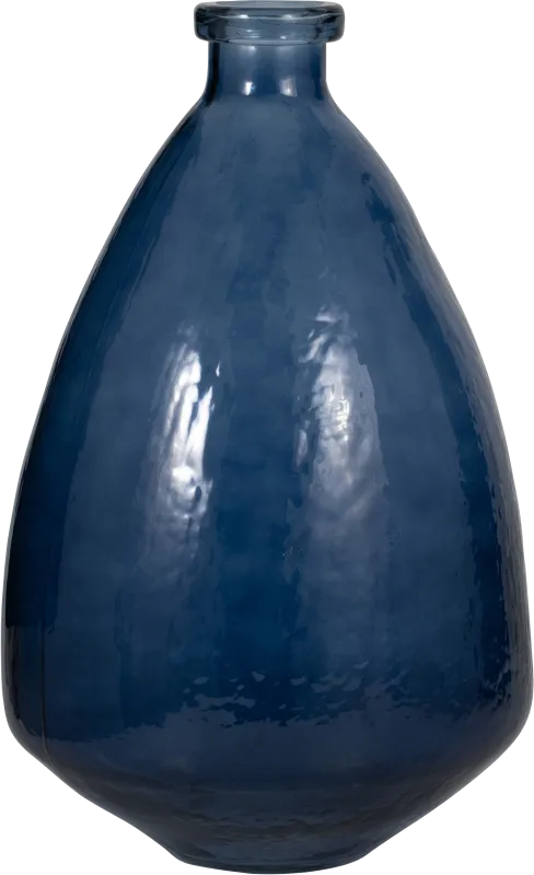 Gryn Blue 19 in. Vase