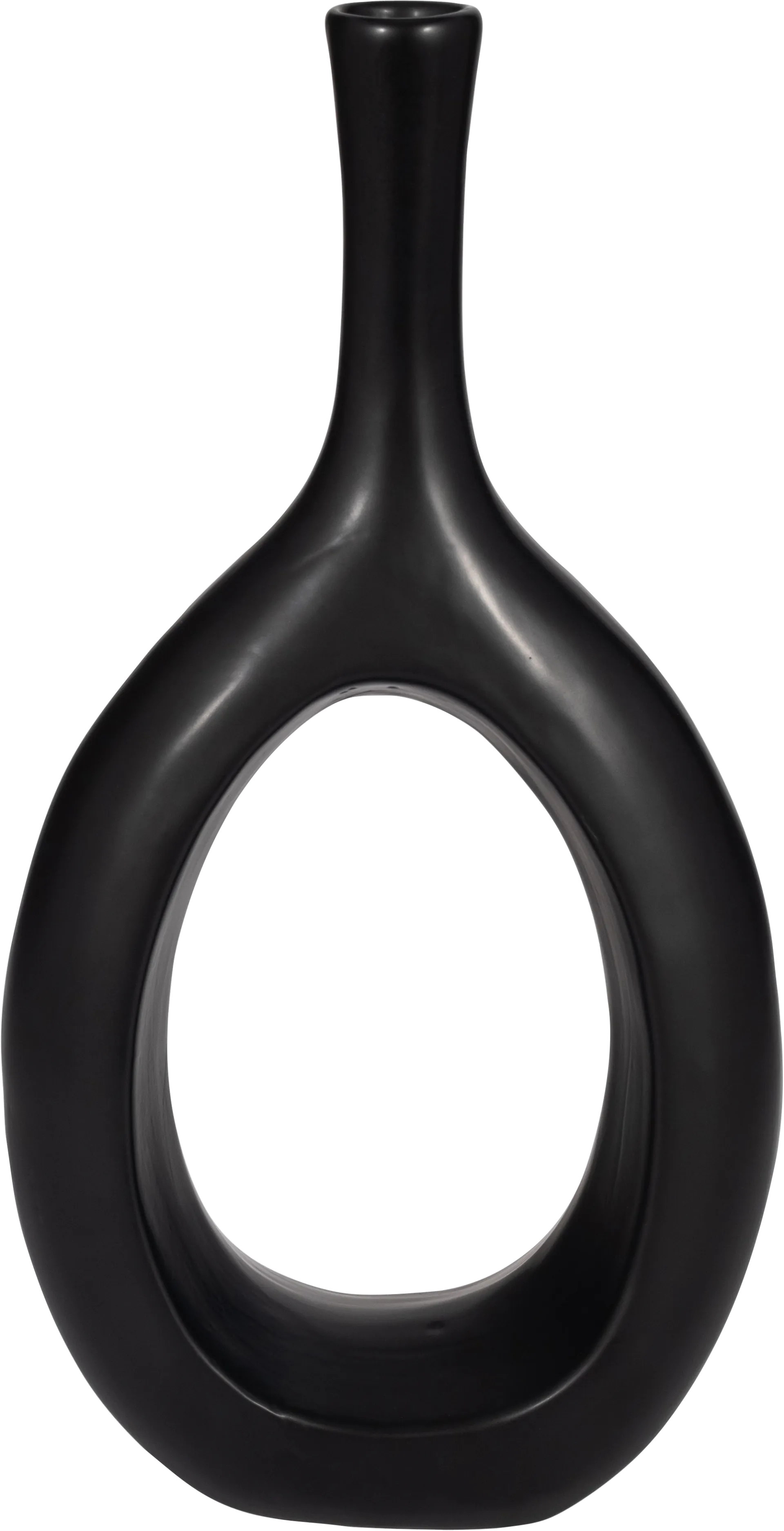 Jakesway Black 12 in. Vase - Image 1