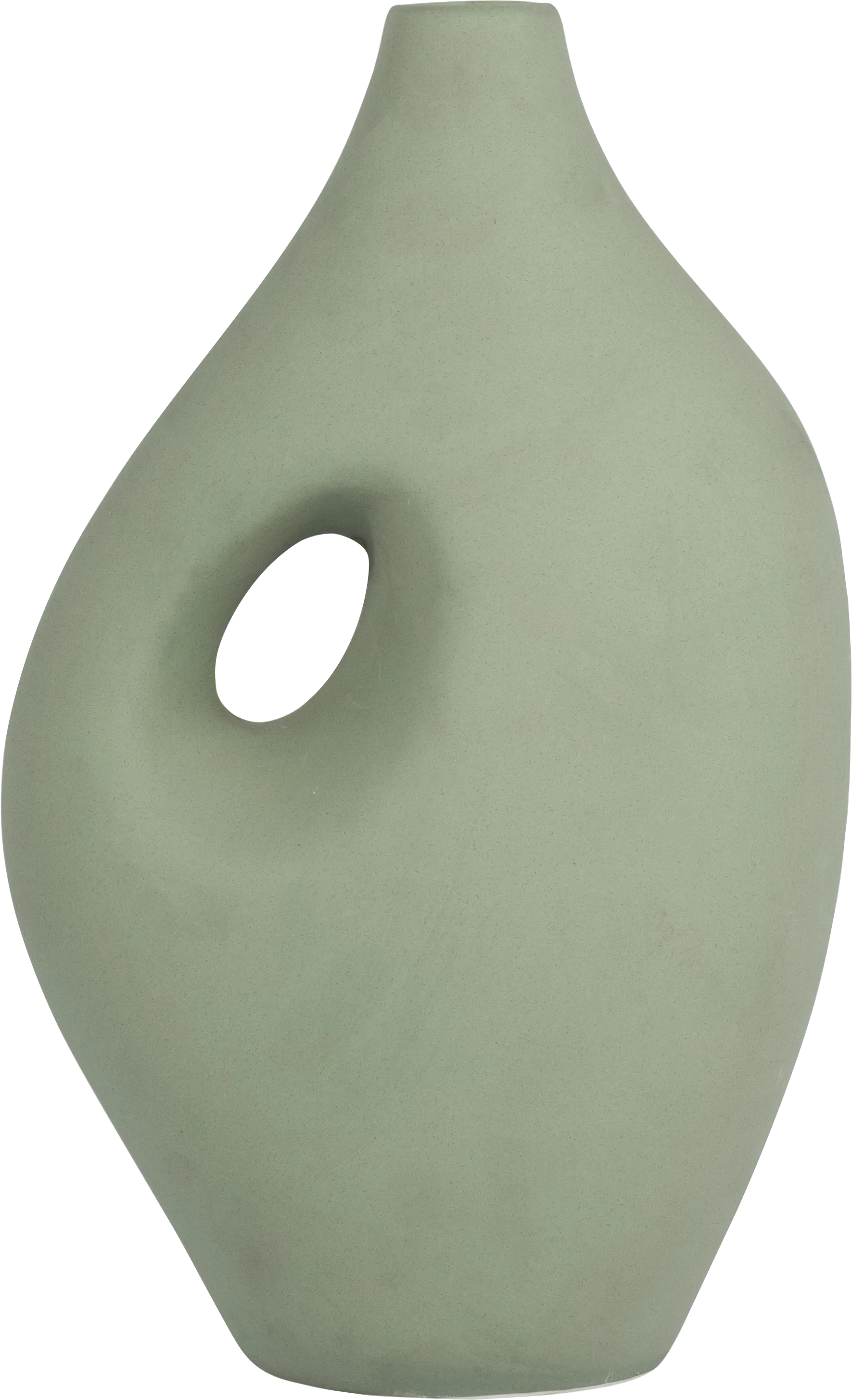 Aljema Green 12 in. Vase