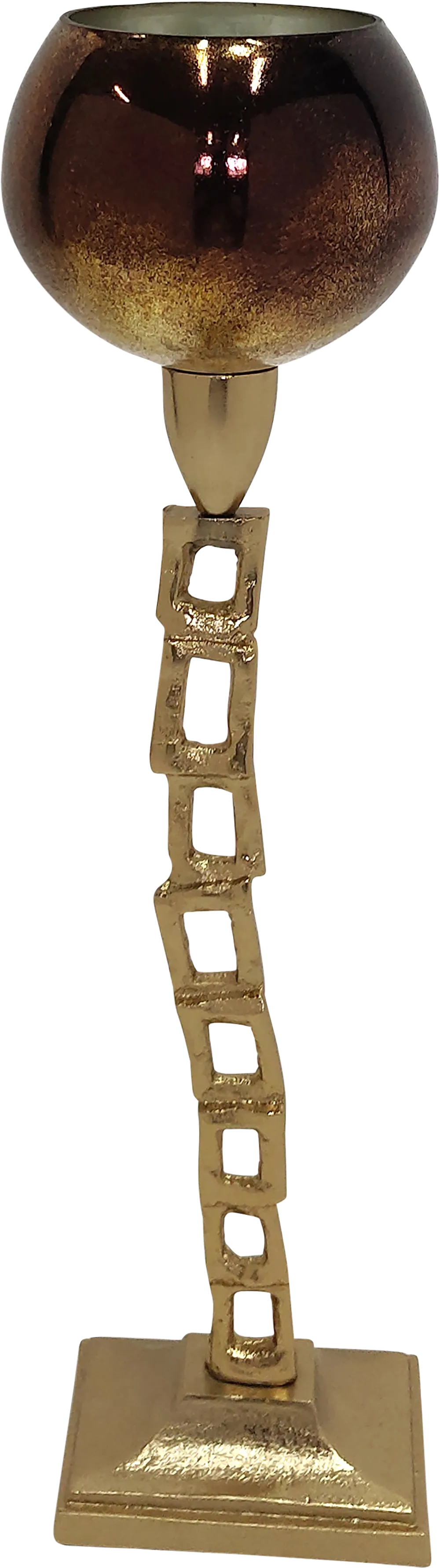 Corrienta Gold 18 in. Tealight Candle Holder - Image 1