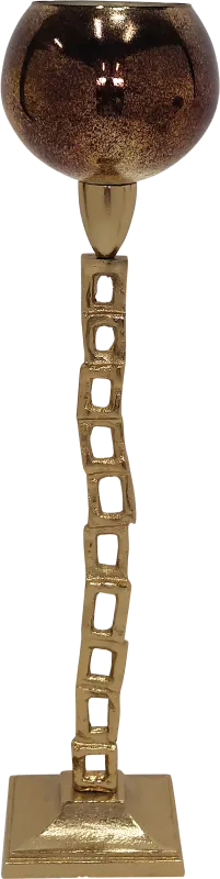 Corrienta Gold 20 in. Tealight Candle Holder