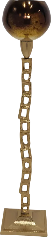 Corrienta Gold 24 in. Tealight Candle Holder