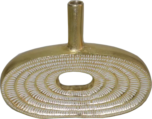 Almadin Gold 10 in. Vase