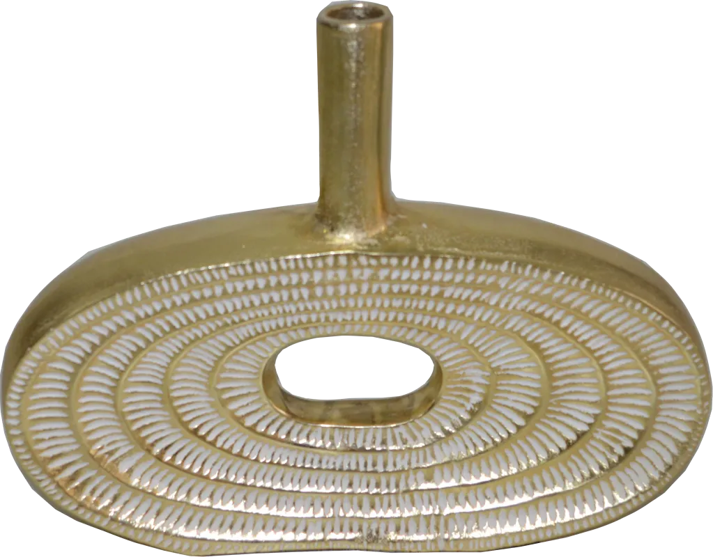 Almadin Gold 10 in. Vase