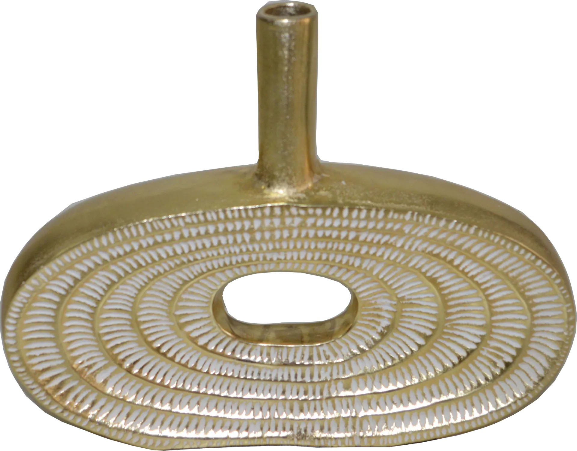 Almadin Gold 10 in. Vase - Image 1