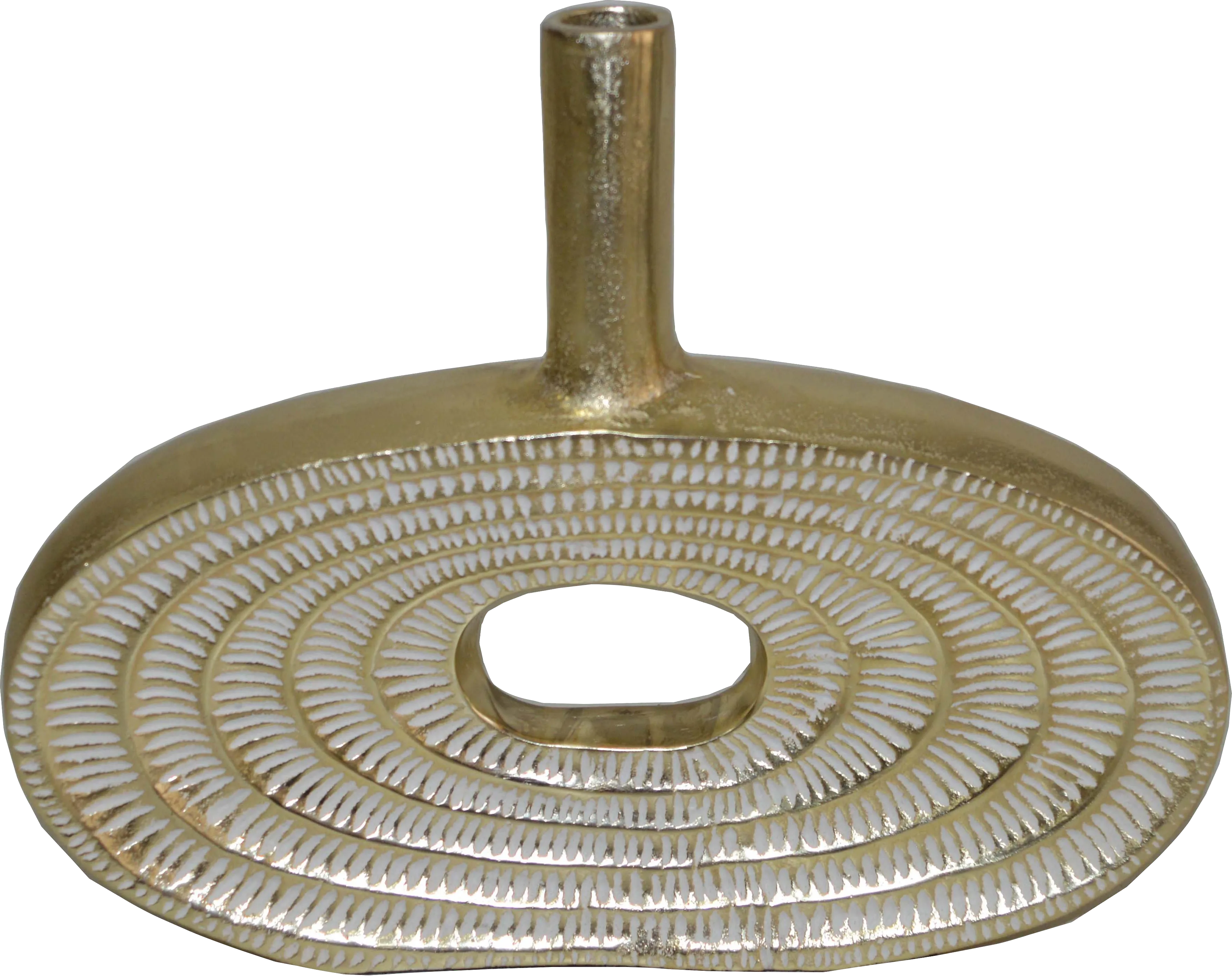 Almadin Gold 12 in. Vase