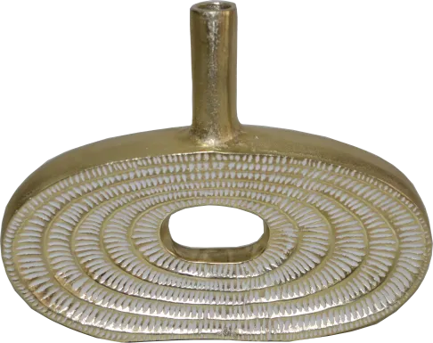 Almadin Gold 12 in. Vase