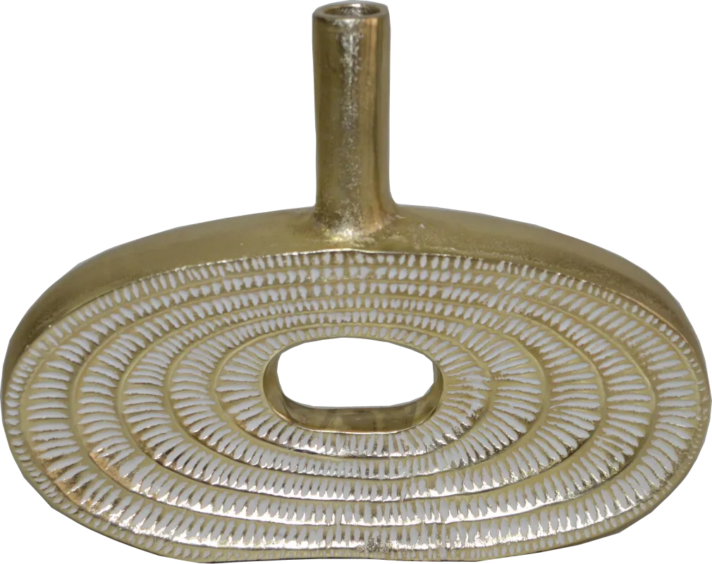 Almadin Gold 12 in. Vase