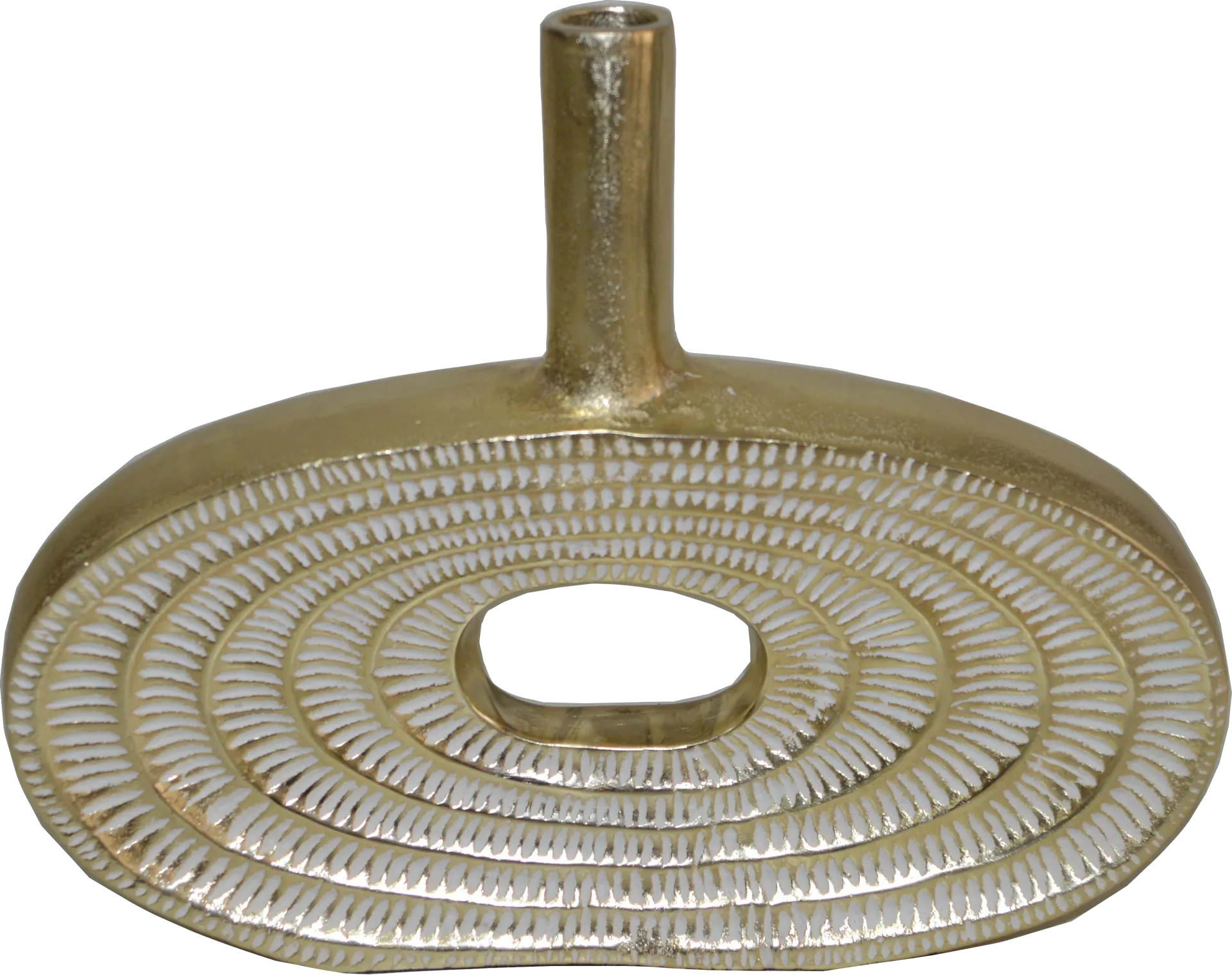 Almadin Gold 12 in. Vase - Image 1