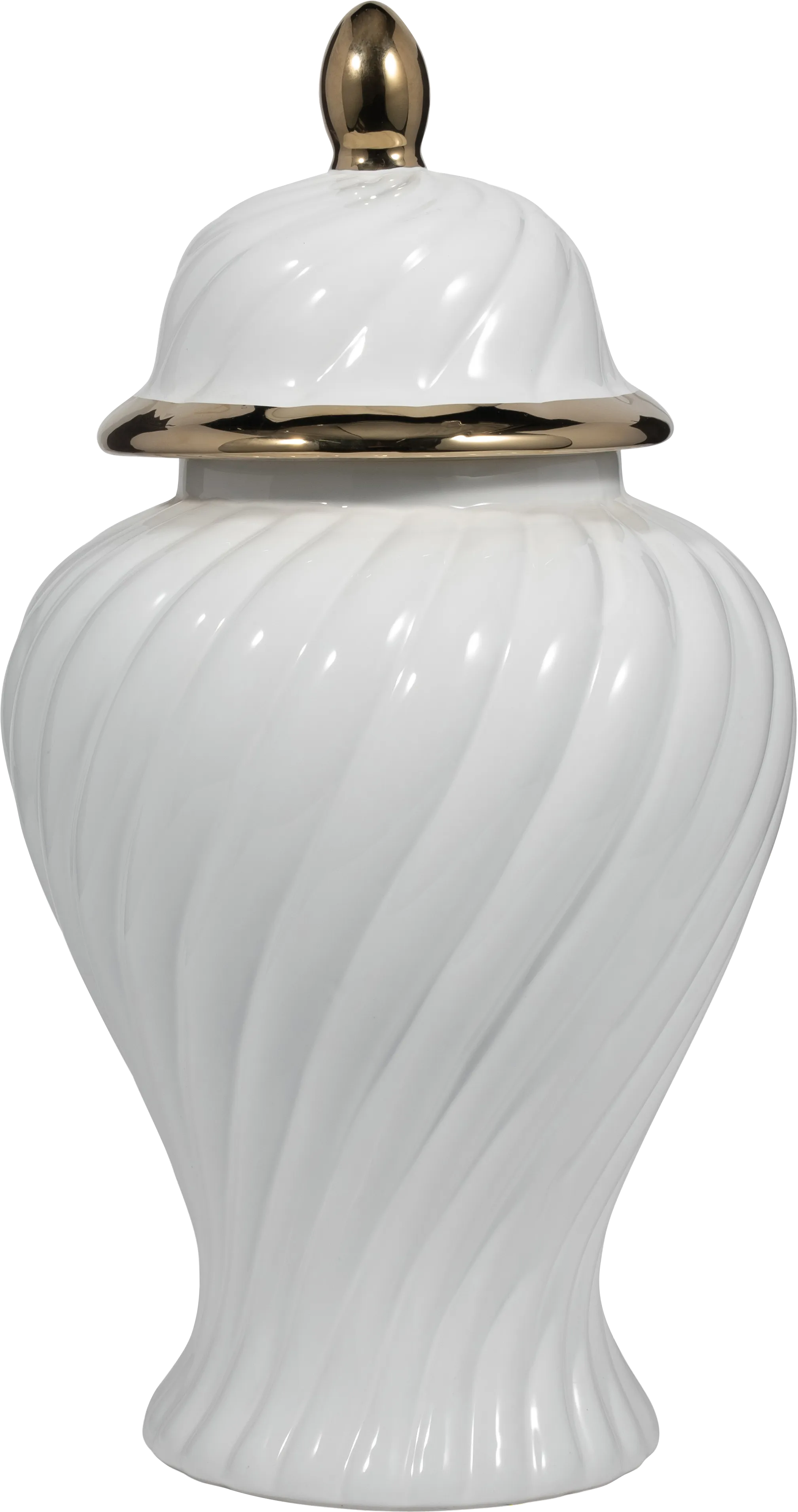 Harlou White 20 in. Jar - Thumbnail - Image 1