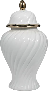 Harlou White 20 in. Jar