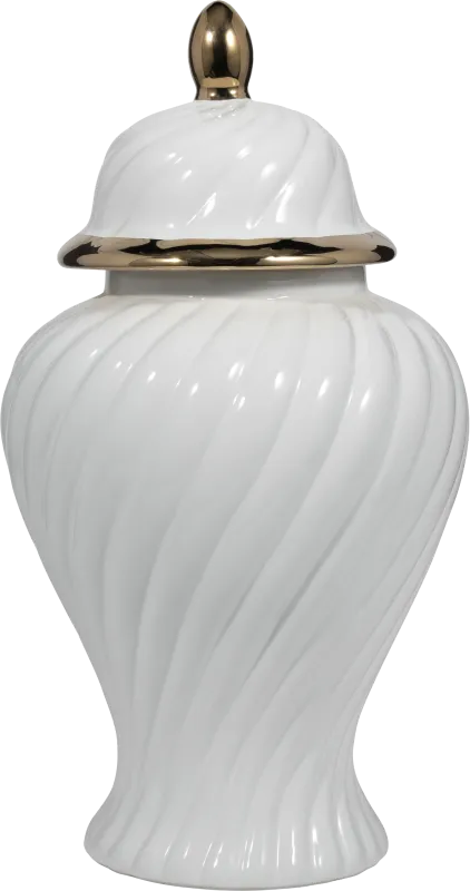 Harlou White 20 in. Jar