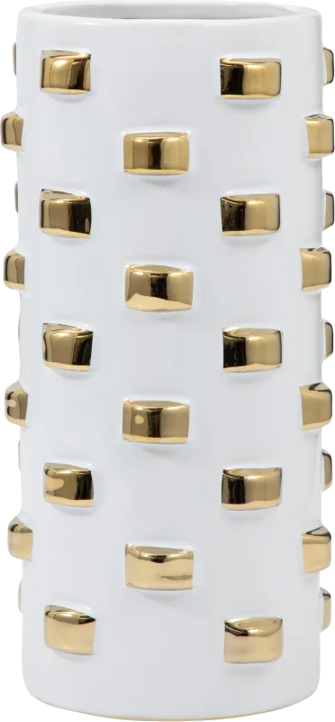 Hesperia White 15 in. Vase