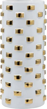 Hesperia White 11 in. Vase