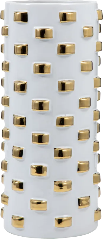 Hesperia White 11 in. Vase