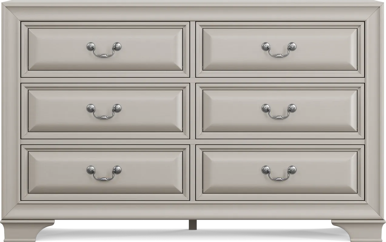 Kids Mill Valley Jr. Washed White Dresser