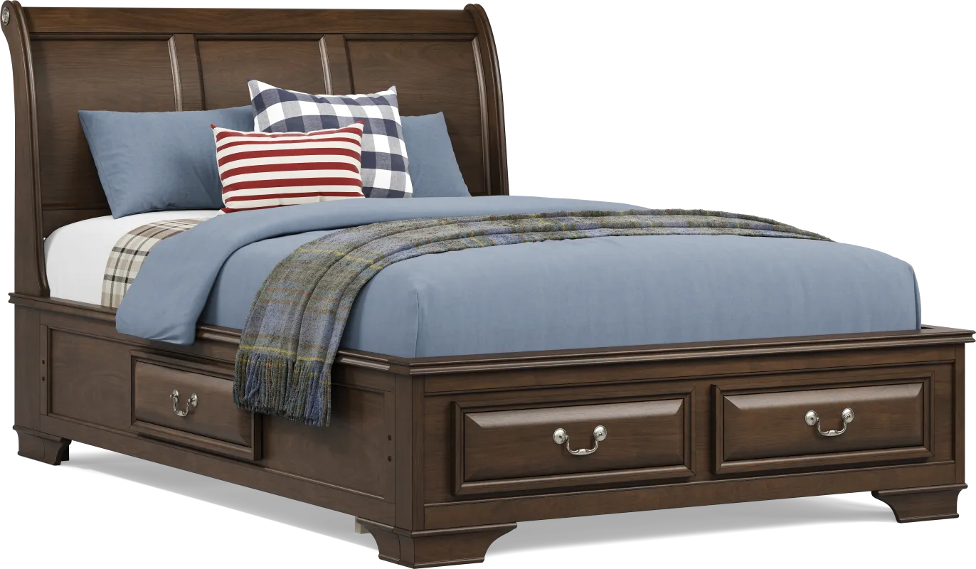 Kids Mill Valley Jr. Cherry Full Storage Bed