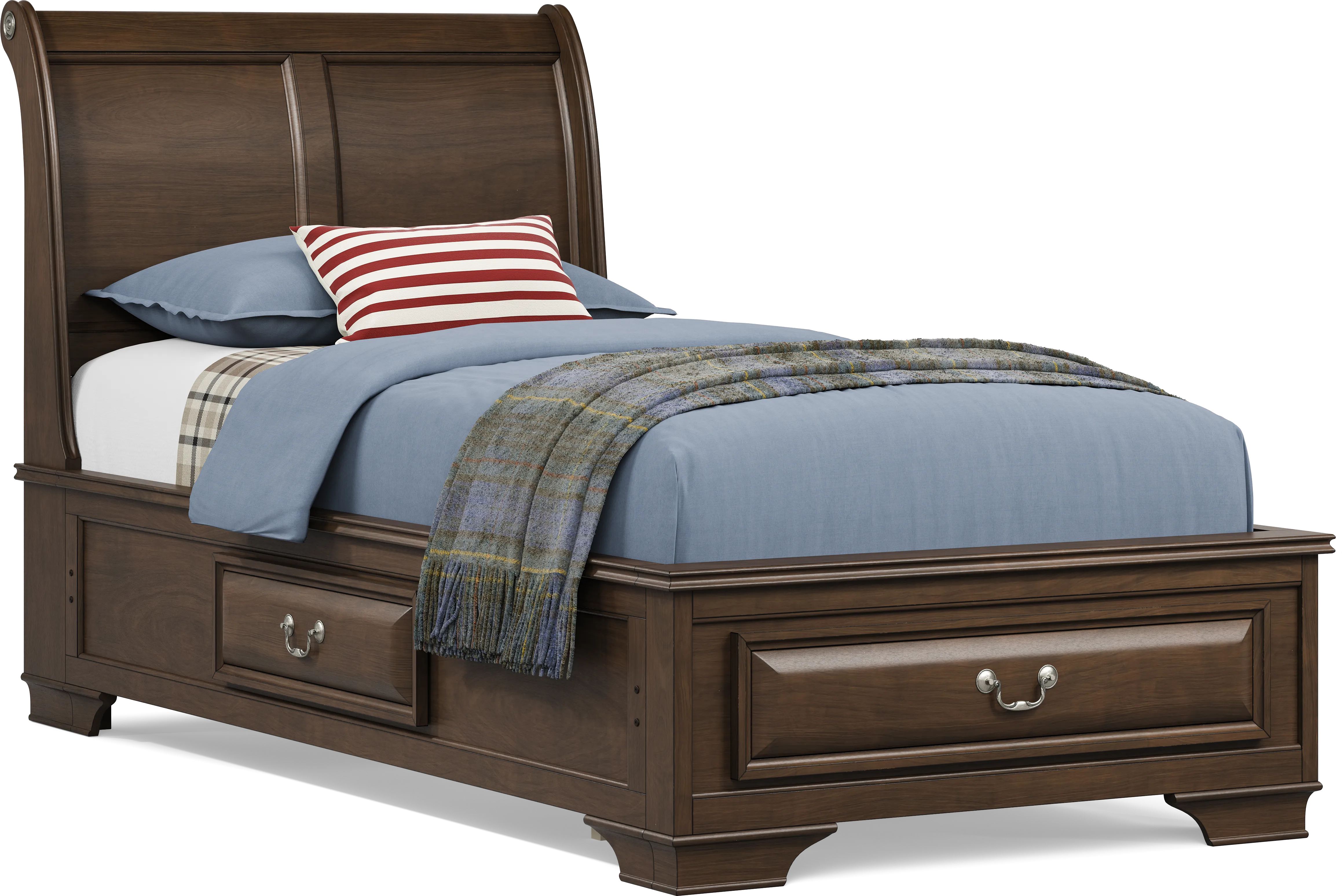 Kids Mill Valley Jr. Cherry Twin Storage Bedroom - Thumbnail - Image 2