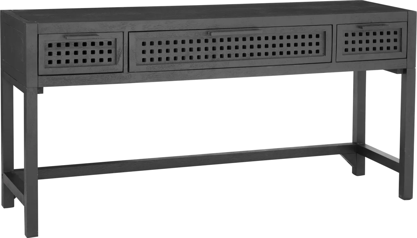 Elgarose Black Desk