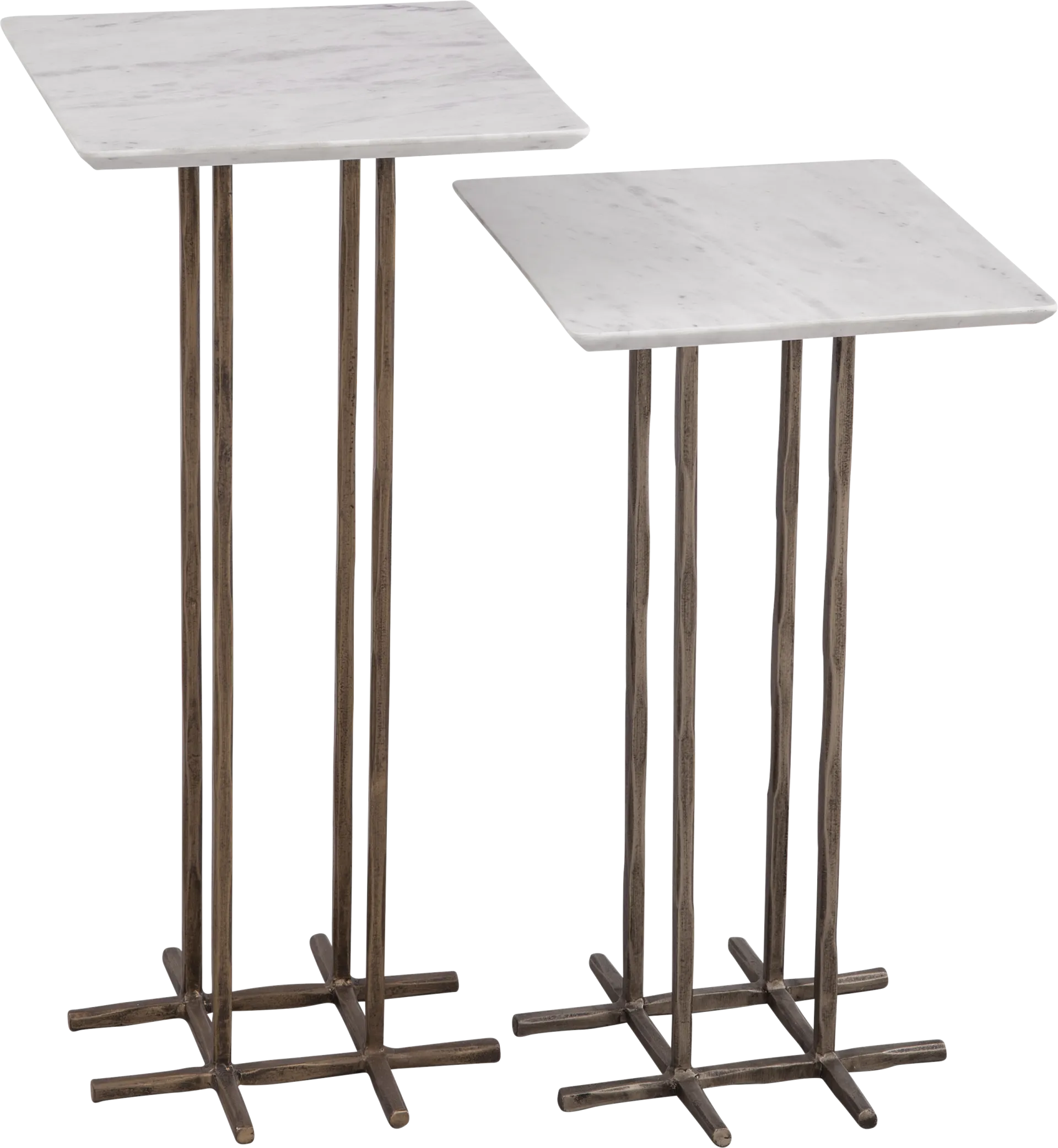 Melqua White Accent Table, Set of 2 - Image 1
