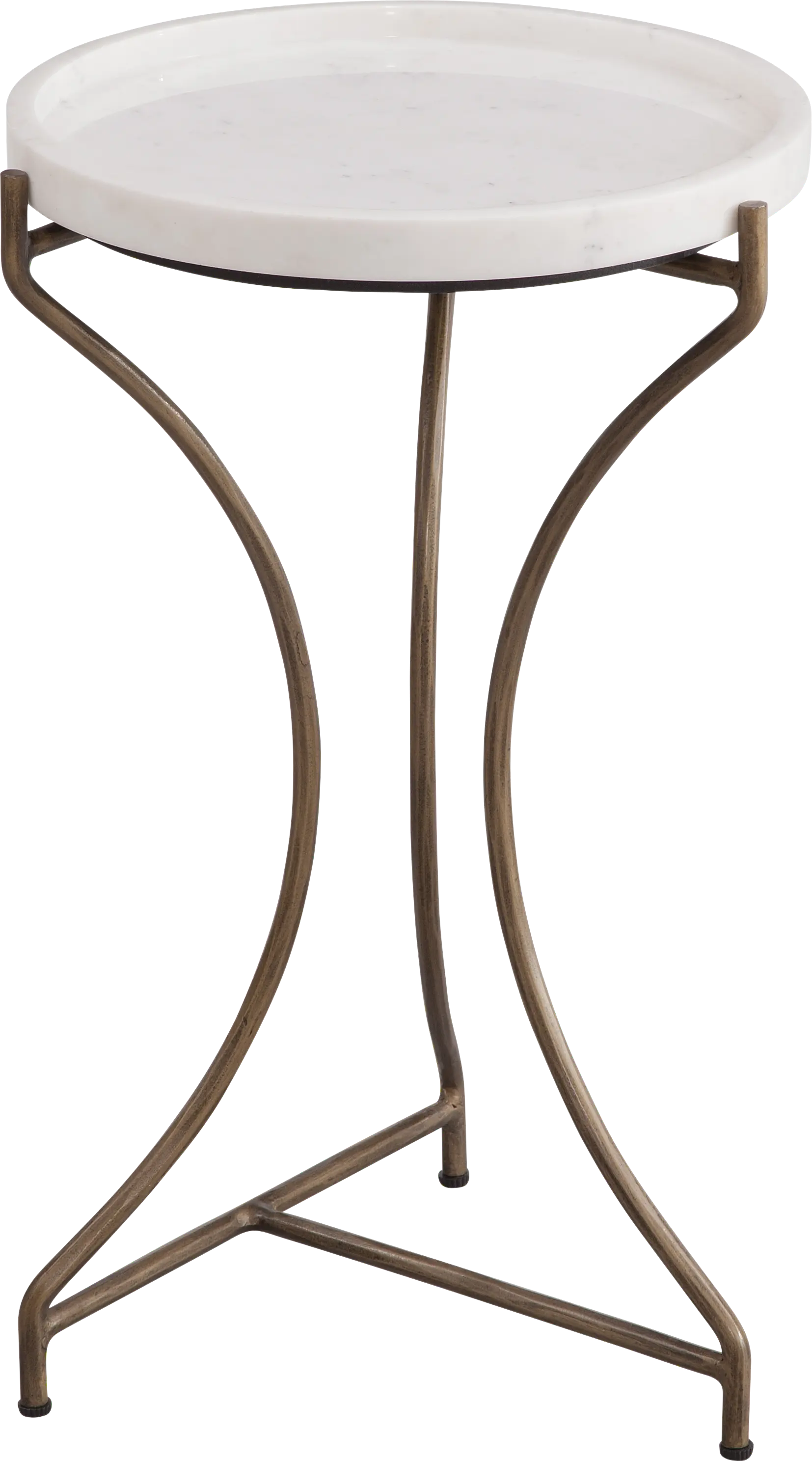 Molalla White Accent Table