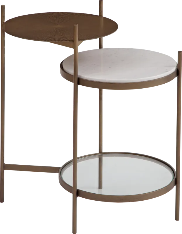 Santiam Gold Accent Table