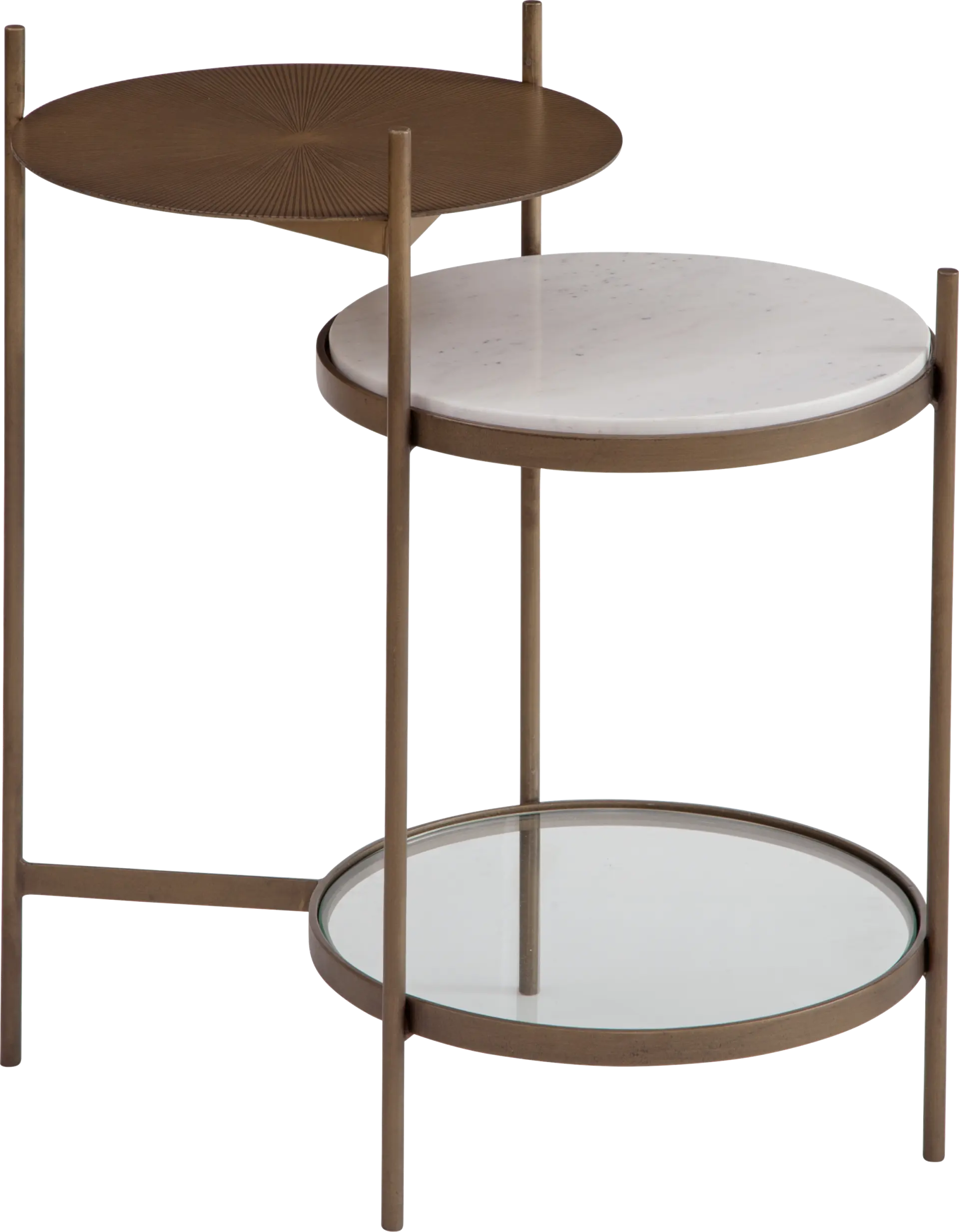 Santiam Gold Accent Table