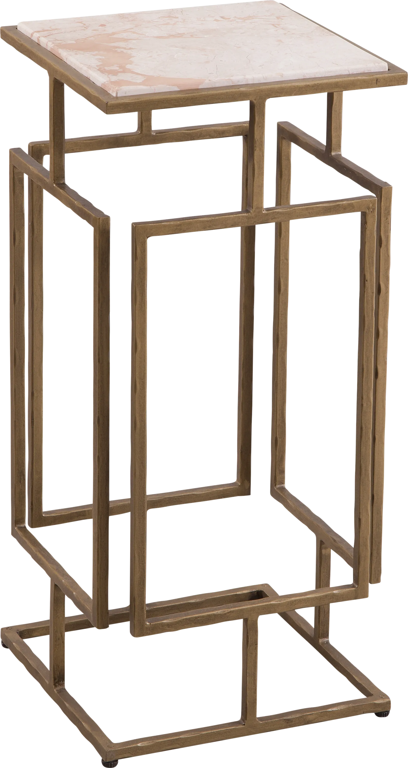 Shakemill Brass Accent Table - Image 1