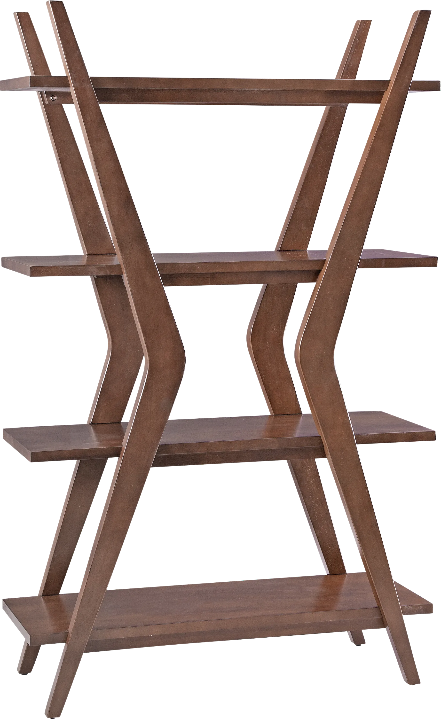 Arronda Brown Bookcase - Image 1