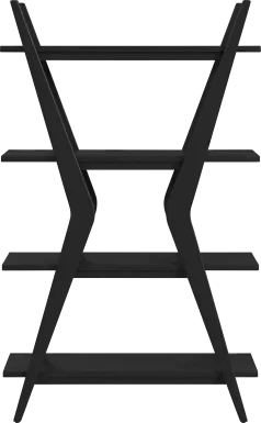 Arronda Black Bookcase