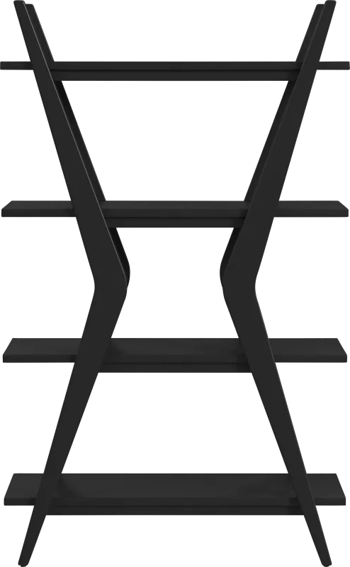 Arronda Black Bookcase