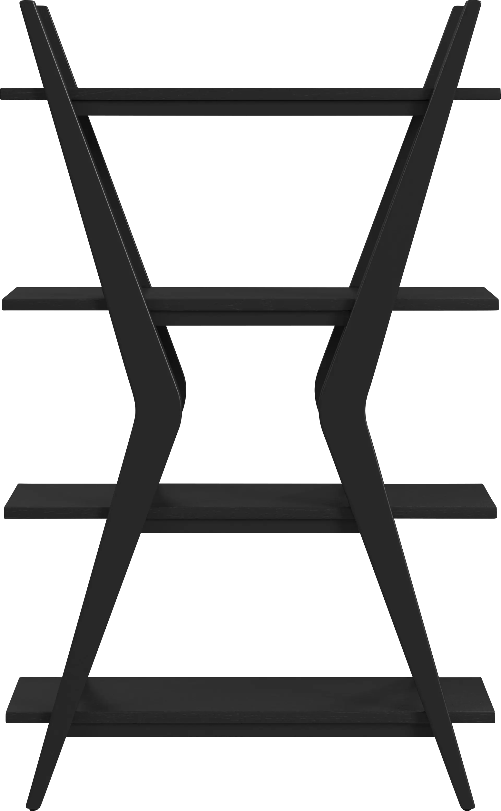 Arronda Black Bookcase