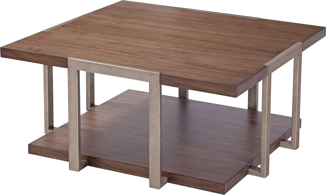 Busenbark Brown Cocktail Table - Thumbnail - Image 1