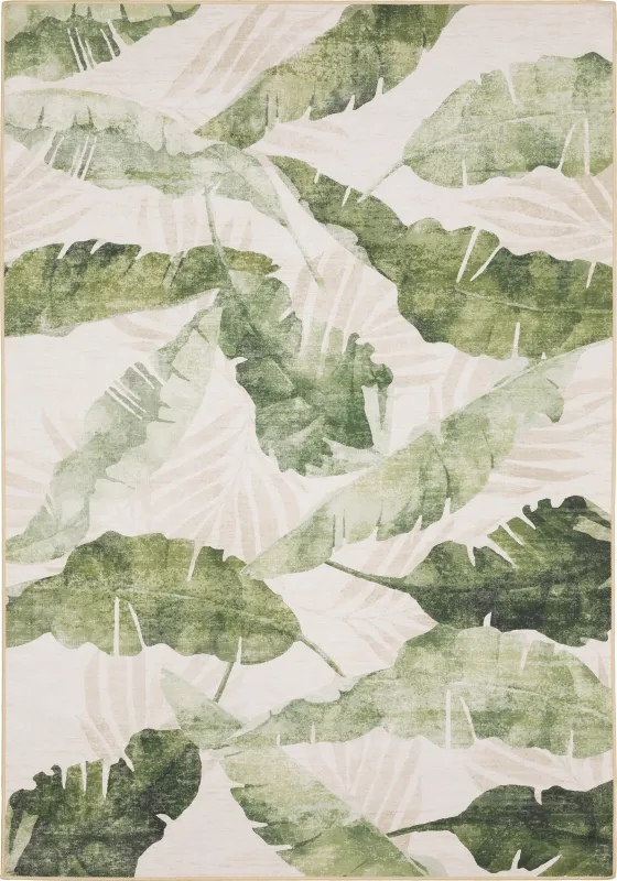 Palmradio Green 7'6 x 10' Rug