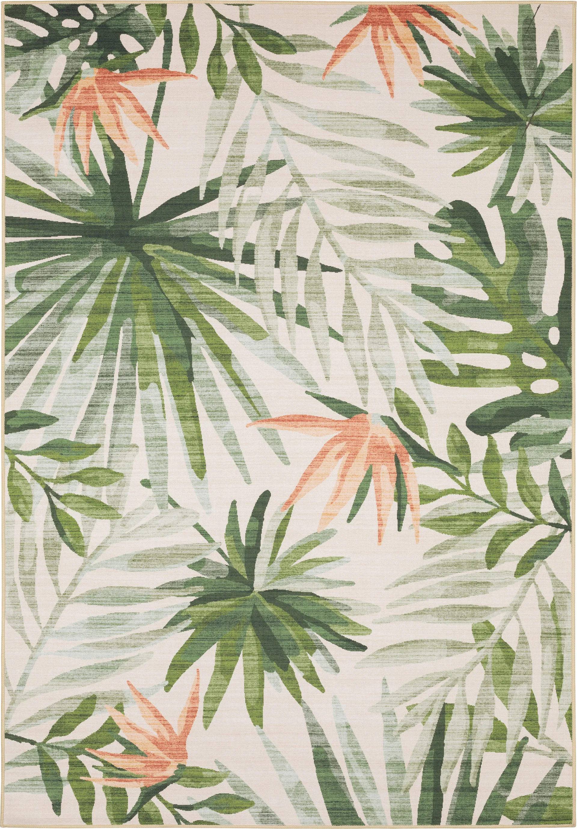 Harttane Green 7'6 x 10' Rug - Image 1